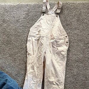 Hatch Women's Light Cream Overalls
